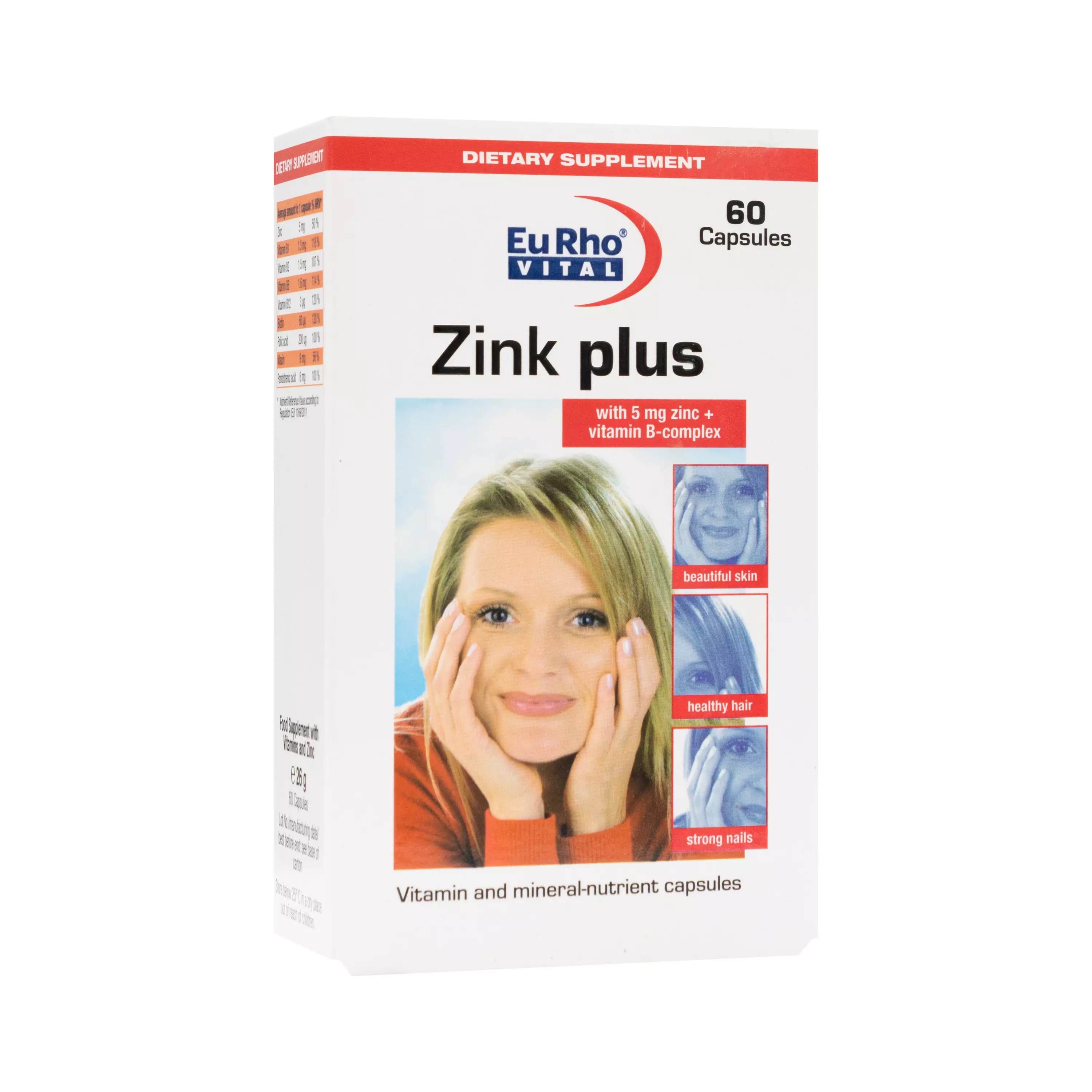 کپسول زینک پلاس 5 یورو ویتال